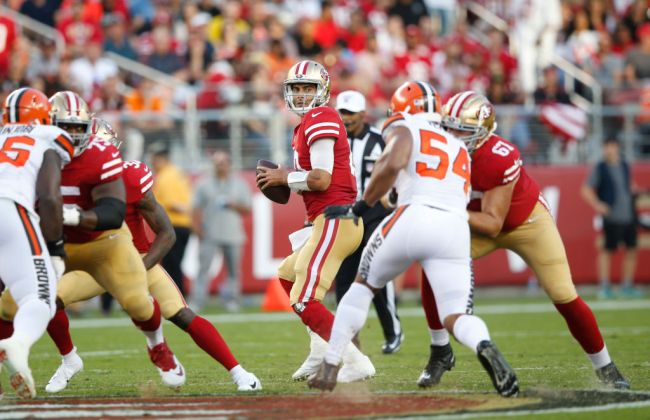 49ers QB Jimmy Garoppolo Could Be On The Move If Deshaun Watson's 6-Game Suspension Is Extended