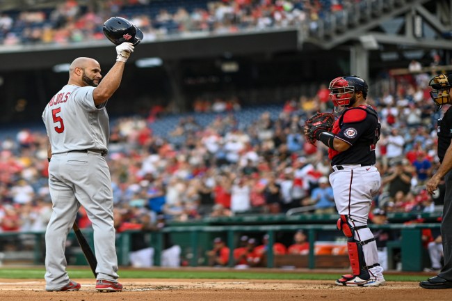 42-Year-Old Albert Pujols Continues Retirement Tour With A Near Cycle