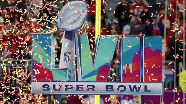 Confetti falls after Chiefs win Super Bowl LVII