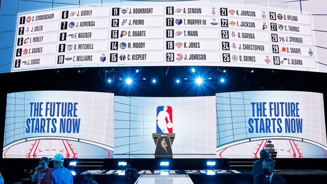 NBA Draft stage