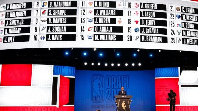 2022 NBA Draft stage