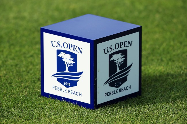U.S. Open logo at Pebble Beach in 2019
