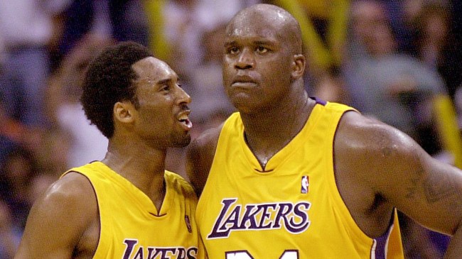 Kobe Bryant and Shaq on the Lakers