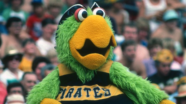 Pittsburgh Pirates mascot Pirate Parrot